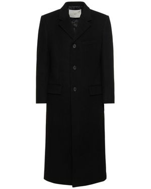 DUNST Abrigo de cashmere con 3 botones - Negro