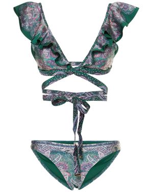 Zimmermann Bikini Anneke Stampato - Multicolore