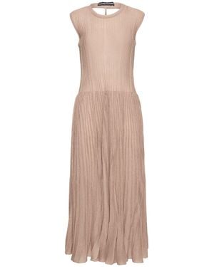 ANDREADAMO Donna Vestito Midi - Neutro