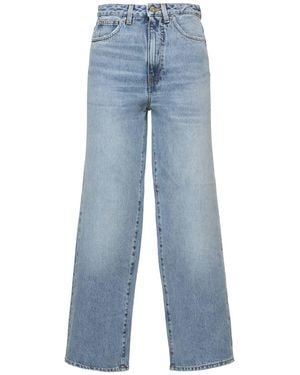 TOTEME Jeans svasati in denim di cotone organico - Blu