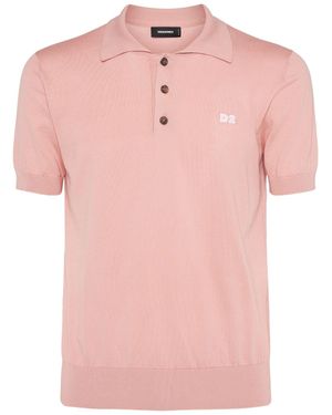 DSquared² Uomo Polo - Rosa