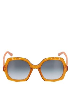 Chloé Gafas de sol cuadradas de bio acetato - Azul