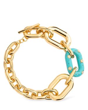 Rabanne Donna Collana A Catena - Metallizzato