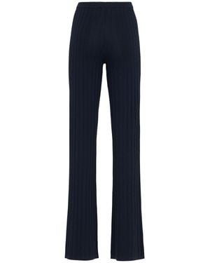 Sporty & Rich Mujer Pantalones Acanalados - Azul