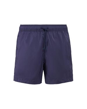 Frescobol Carioca Hombre Bañador Shorts De Techno - Azul