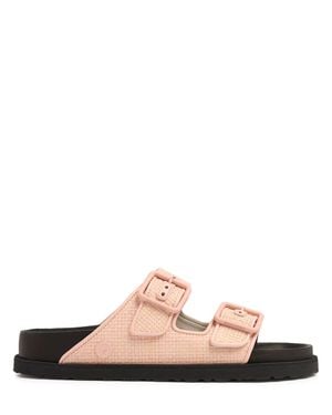 Birkenstock Sandali arizona in rafia 5mm - Rosa