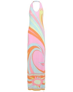 Emilio Pucci Donna Vestito Lungo - Rosa