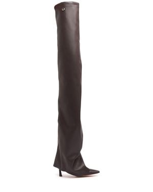 The Attico 95Mm Robin Otk Thigh High Boots - White