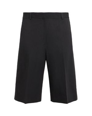 TOTEME Mujer Shorts De Algodón Orgánico - Negro