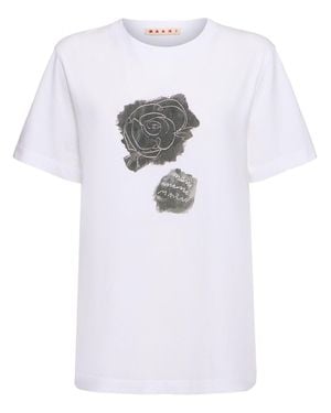 Marni Donna T-Shirt - Bianco