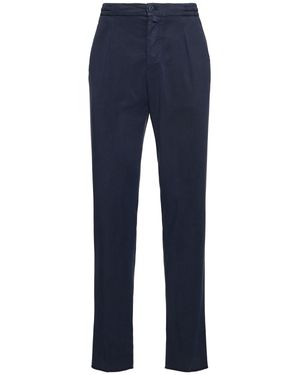 Kiton Uomo Pantaloni Jogger - Blu