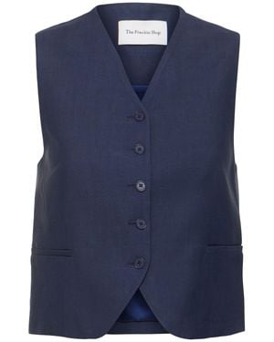 Frankie Shop Donna Gilet Chelsea - Blu