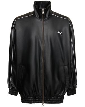PUMA Giacca t7 in similpelle - Nero