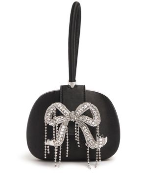 Self-Portrait Donna Pochette Bow - Nero