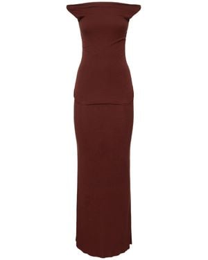 AYA MUSE Donna Vestito Lungo Exclusive Lvr - Viola
