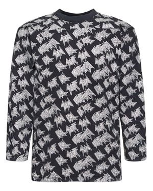 ERL T-shirt stampata - Nero