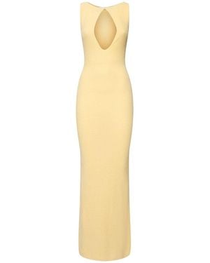AYA MUSE Donna Vestito Lungo Lvr Exclusive - Metallizzato