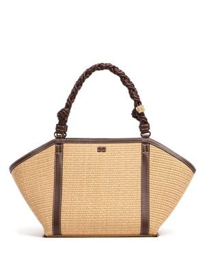 Ganni Borsa a tracolla neutra - materiale sintetico - Neutro