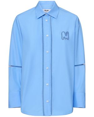 MSGM Donna Camicia - Blu