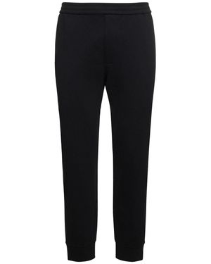 The Row Pantaloni edgar in felpa di cotone - Nero
