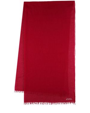 Isabel Marant Bufanda alette de cashmere - Rojo