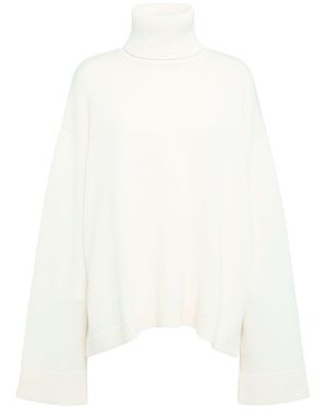 Frankie Shop Femme Pull-Over Col Roulé En Laine Et Coton Rhea - Neutre
