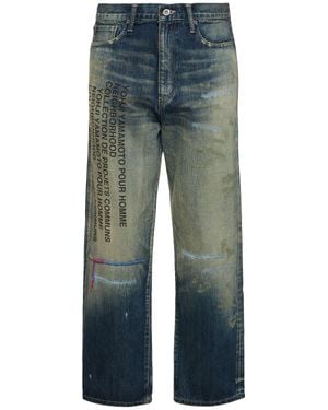 Yohji Yamamoto Jeans de denim - Azul