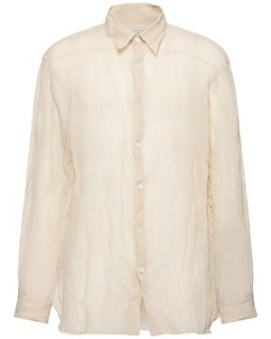 Dries Van Noten Uomo Camicia Loose Fit Croom - Neutro