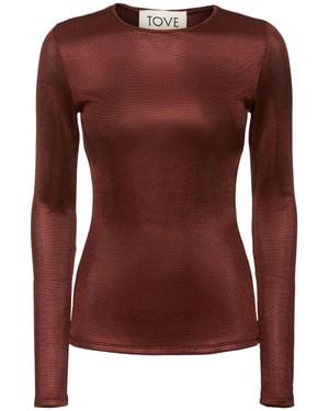 TOVE Donna Top Mayra - Marrone