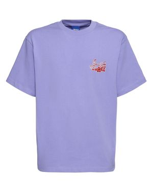 AWAKE NY Hombre Camiseta De Algodón - Azul
