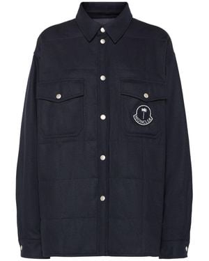 Moncler Genius Donna Piumino Moncler X Palm Angels - Blu