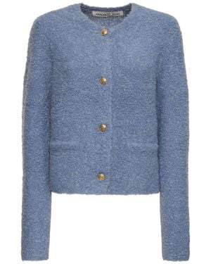 Designers Remix Cardigan en laine mélangée brielle - Bleu