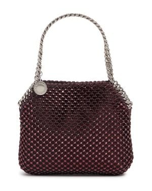 Stella McCartney Donna Borsa Mini Falabella Con Cristalli - Viola