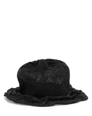 Yohji Yamamoto Hombre Sombrero Mountain - Negro