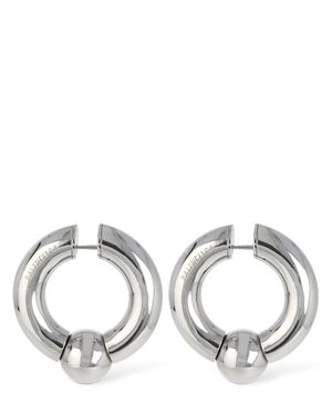 Balenciaga Orecchini mega in ottone - Metallizzato