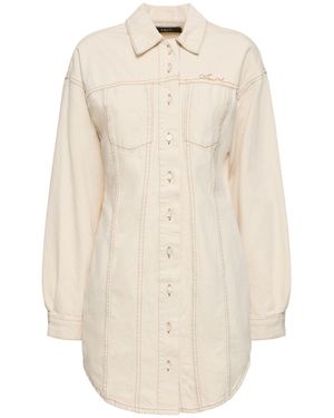 Amiri Camicia in denim di cotone - Neutro