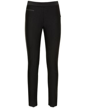 Erin Snow Pantalones olivia metallic racer - Negro