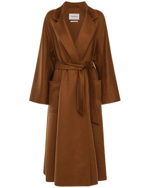 Max Mara Cappotto Labbro in cashmere - Marrone