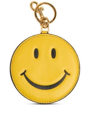 Moschino Uomo Portachiavi Smile - Metallizzato