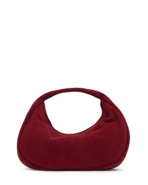 St. Agni Borsa mini bon bon in camoscio - Rosso