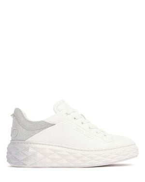 Jimmy Choo Donna Sneakers Diamond Maxi - Bianco