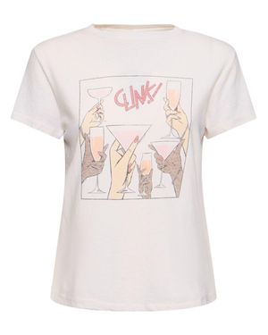 RE/DONE Classic Printed T-Shirt - White