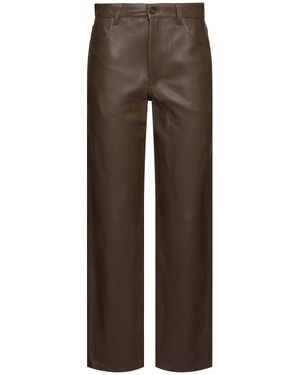 TOTEME Donna Pantaloni Cinque Tasche - Marrone