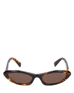 Miu Miu Occhiali da sole cat-eye in acetato - Marrone