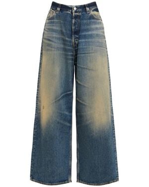 Acne Studios Donna 2023 Rocka Low Waist Wide Jeans - Blu