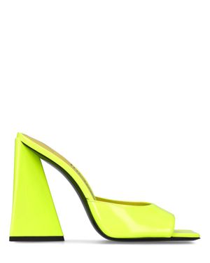 The Attico Mules devon in similpelle 115mm - Giallo