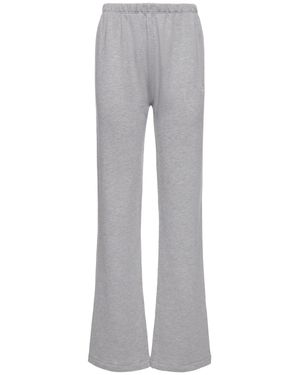 ÉTERNE Pantaloni in felpa di misto cotone - Grigio