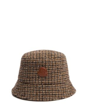 Moncler Cappello Bucket - Marrone