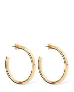 Lemaire M Classic Hoop Earrings - Natural