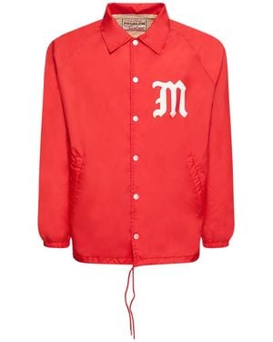 Saint Michael Chaqueta saint de nylon estampado - Rojo